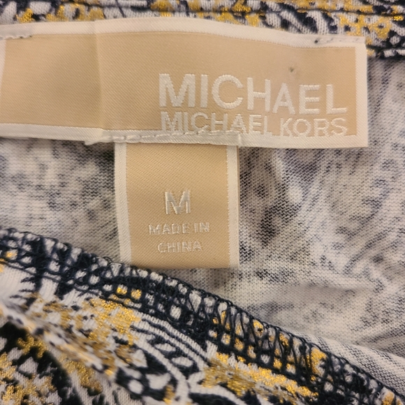 Michael by Michael Kors Cold Shoulder Long Sleeve Knit Top - size Medium - Picture 6 of 7